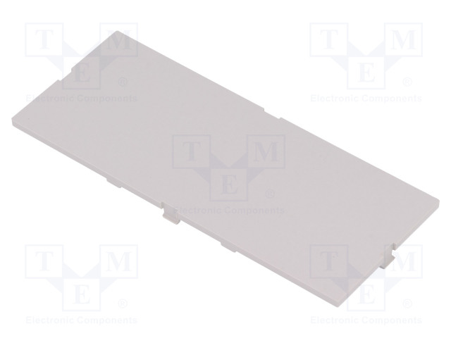 ETUPANEELI - ILMAN KEHYSTÄ,VARREN KANSSA - HARMAA - DIN kiskokotelot - IT-P05060201F.BL - 1