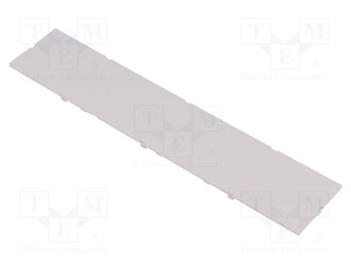 ETUPANEELI - ILMAN KEHYSTÄ,VARREN KANSSA - HARMAA - DIN kiskokotelot - IT-P05120201F.BL - 1