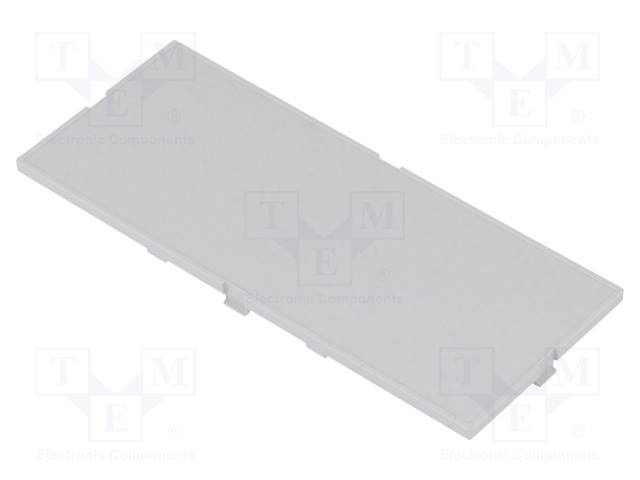 ETUPANEELI - KEHYKSELLÄ,VARREN KANSSA - HARMAA - DIN kiskokotelot - IT-P05060201P.BL - 1