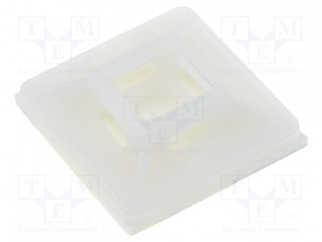 KAHVA - RUUVATTU,ITSEKIINNITTYVÄT - POLYAMIDI - UL94V-2 - A: 19,5MM - Nippusideankkurit - FIX-CM-19L - 1