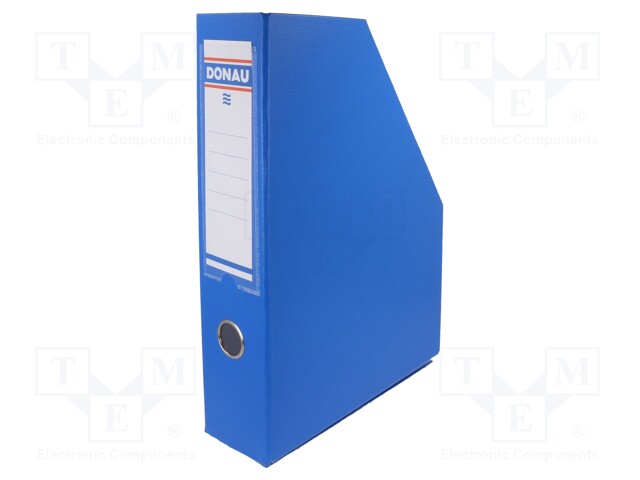 LEHTIKOTELO/LOMAKELAATIKKO - SININEN - W: 75MM - Paperitarvikkeet - DONAU-PP75MMBL - 1