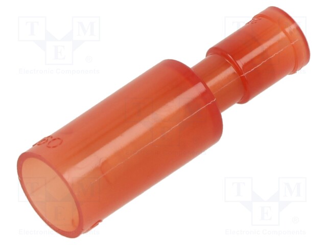 LIITIN: PYÖREÄ - UROS-Ø: 4MM - 0,75÷1,25MM2 - PURISTETTAVA - 15A - Eristetyt liittimet - PC4009-M-RCL - 1