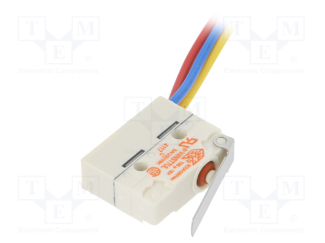 MIKROKYTKIN SNAP ACTION - 3A/250VAC - VIVUN KANSSA - SPDT - ON-(ON) - SANP ACTION mikrokytkimet - V4NSY1UL - 1