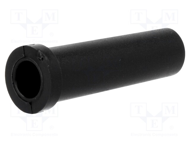 MURTOSUOJA - ØASENNUSAUK.: 11,1MM - ØREIKÄ: 7,9MM - PVC - MUSTA - L: 38,1MM - Läpivientirenkaat - ODZ-8L - 1