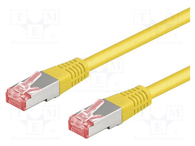 PATCH KAAPELI - S/FTP - CAT: 6A - RJ45-PISTOKE,MOLEMMIN PUOLIN - LANKA - RJ45 Ethernet kaapelit - SFTP6A-CU-005YL - 1