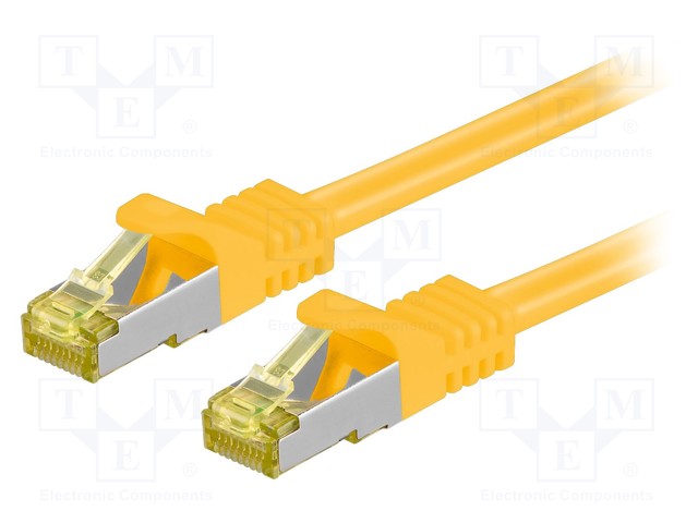 PATCH KAAPELI - S/FTP - CAT: 6A - RJ45-PISTOKE,MOLEMMIN PUOLIN - LANKA - RJ45 Ethernet kaapelit - SFTP7-CU-150YL - 1
