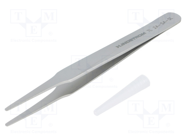 PINSETTI - 120MM - TERÄT: KAVENTUNEET - SILEÄT TARTUNTAPINNAT - Yleiskäyttöiset atulat ja pinsetit - SA.TL2A-SA-SL - 1