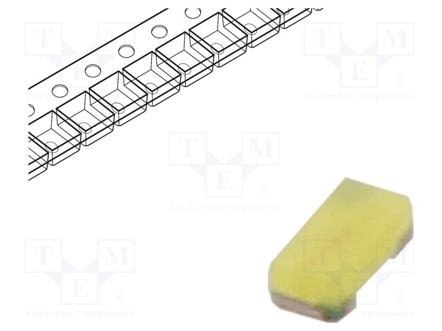 LED - KYLMÄVALKOINEN - SMD - 0402 - 300MLM - 90MCD - 5600K - 115° - 5MA - Pintaliitos LED - LW-QH8G-Q2OO-3K5L - 1