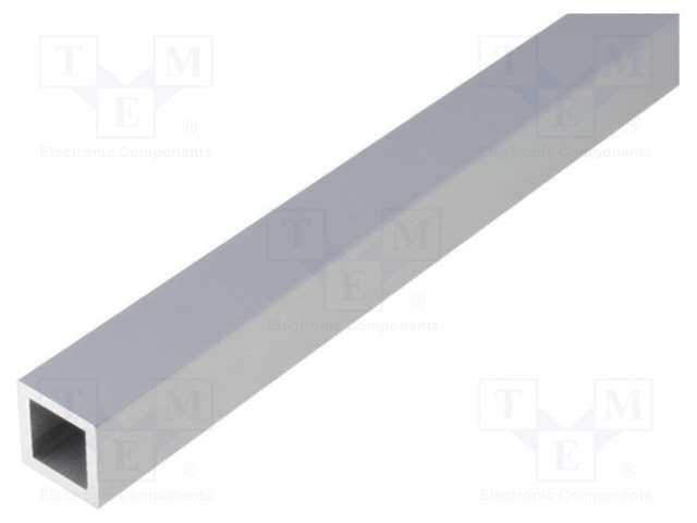 PROFIILI - S: 10MM - L: 100MM - ALUMIINI - NELIÖMAINEN - Alumiiniprofiilit - GN480.1-V10-100-AL - 1