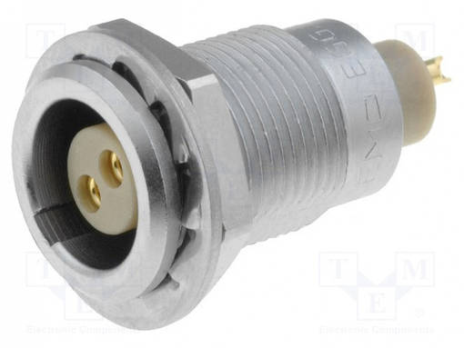 LIITIN: PYÖREÄT - 0B - N LIITINAARAS - PIN: 2 - JUOTETTAVA - 10A - LEMO liittimet - EGG0B302CLL - 1