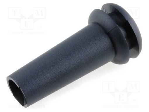 MURTOSUOJA - ØASENNUSAUK.: 9,5MM - ØREIKÄ: 6,4MM - PVC - MUSTA - L: 23MM - Läpivientirenkaat - ODZ-10L - 1