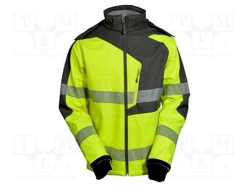 SOFTSHELL PAITA - KOKO: XXXXL - FLUORESOIVA KELTA-HARMAA - Työ- ja suojavaatteet - VWVWJK267YGXXXXL - 1
