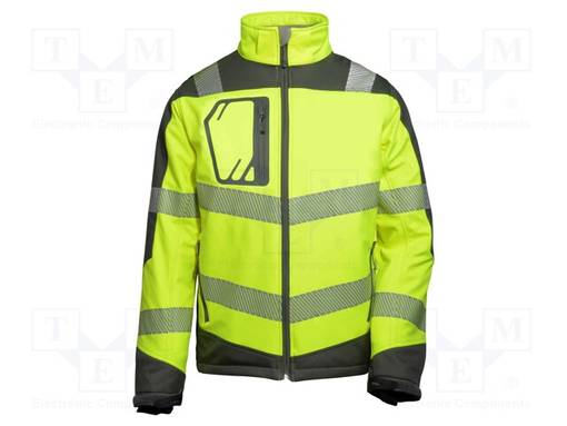 SOFTSHELL PAITA - KOKO: L - FLUORESOIVA KELTA-HARMAA - Työ- ja suojavaatteet - VWVWJK268YGL - 1