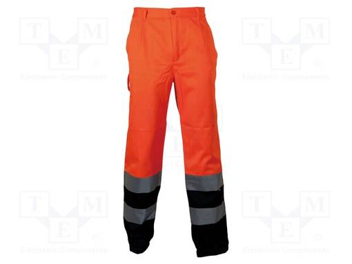 TYÖHOUSUT - KOKO: XXL - ORANSSI-TUMMANSININEN - VAROITUSNAUHA - Työ- ja suojavaatteet - VWVWTC07BONXXL - 1