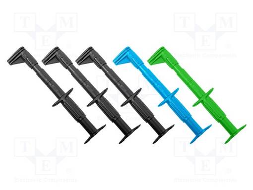 MITTAPÄÄ: JÄNNITE-MUSTA,SININEN,VIHREÄ - SARJA: MITTAPÄÄT X5 - Mittapäät - WASONCGB1KPL - 1