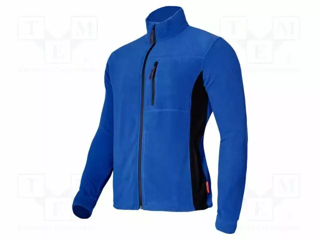 FLEECE SWEATSHIRT - SIZE: XL - NAVY BLUE-MUSTA - WITHOUT A HOOD - Työ- ja suojavaatteet - LAHTI-LPBP2XL - 1