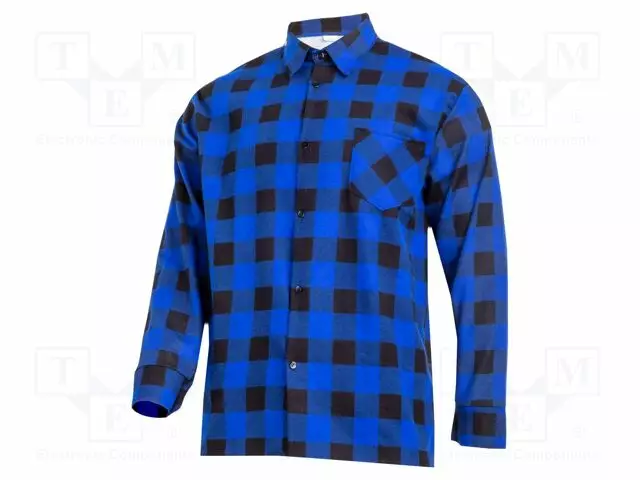 SHIRT - SIZE: L - BLUE - FLANNEL - 170G/M2 - Työ- ja suojavaatteet - LAHTI-LPKF3L - 1