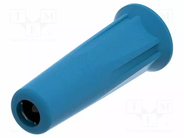 LABORATORY CONNECTOR: 4MM BANANA - SOCKET - 30VAC - 60VDC - 36A - BLUE - Banaanijatkoliittimet - PJP3010-I-BL - 1