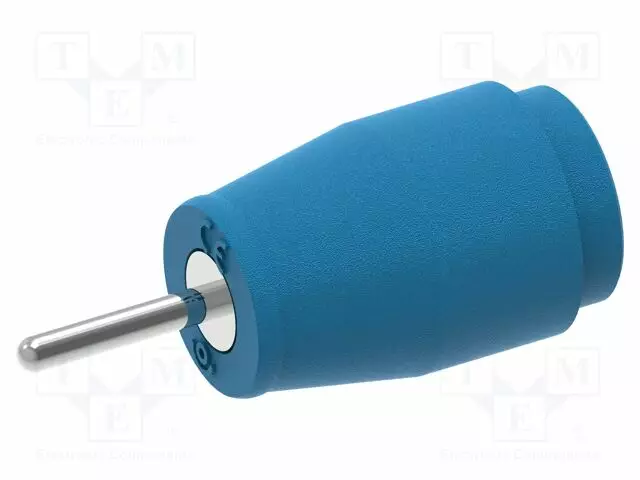 LABORATORY CONNECTOR: 4MM BANANA - SOCKET - 25A - BLUE - INSULATED - Banaanijatkoliittimet - PJP3243PCB-BL - 1