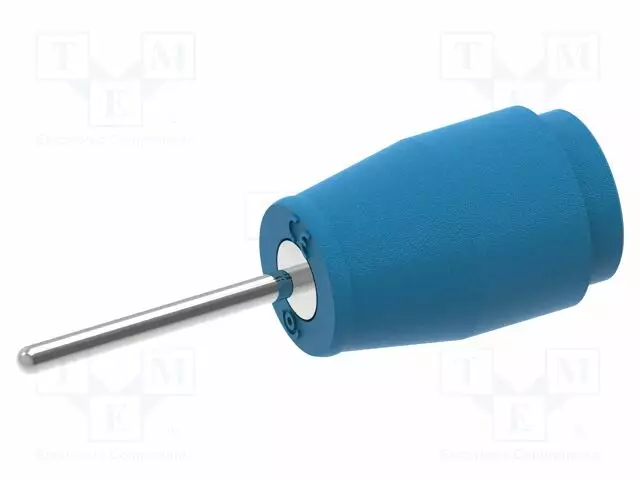 LABORATORY CONNECTOR: 4MM BANANA - SOCKET - 25A - BLUE - INSULATED - Banaanijatkoliittimet - PJP3253PCB-BL - 1