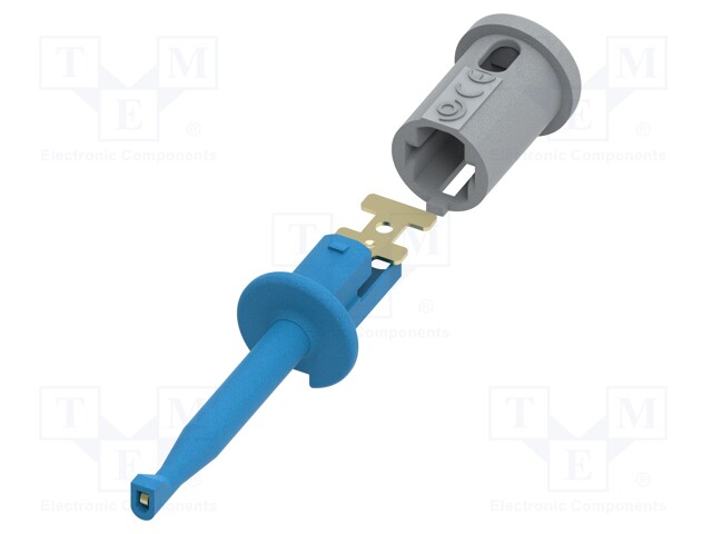 MITTAUSKOUKKU - 6A - 60VDC - SININEN - KOK.PIT: 47MM - Testauskoukut - PJP6012-PRO-BL - 1