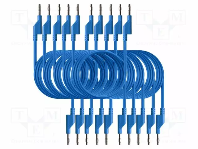 MITTAUSJOHDOT - 50VAC,120VDC - 10A - PIT: 0,75M - SININEN - Mittausjohdot - PKT-P7048-BL - 1