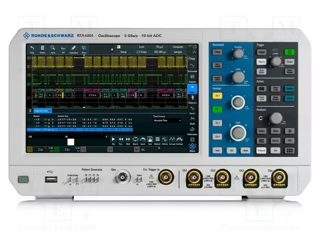 DIGITAALINEN OSKILLOSKOOPPI - CH: 4 - 200MHZ - 1GSPS - 20MPTS - RTA4000 - Oskilloskoopit - RTA-BNDL - 1