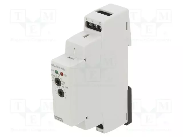 AUTOMATION MODULE: TIMER - 0,1S÷100H - SPDT - 250VAC/16A - 12÷240VDC - Aikareleet ja ajastimet - CRM-181JUNI-BL - 1