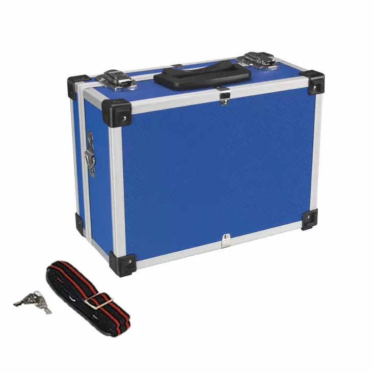 ALUMINIUM TOOL CASE 330 x 230 x 150mm - BLUE - Alumiinisalkut - 1821-BL - 1
