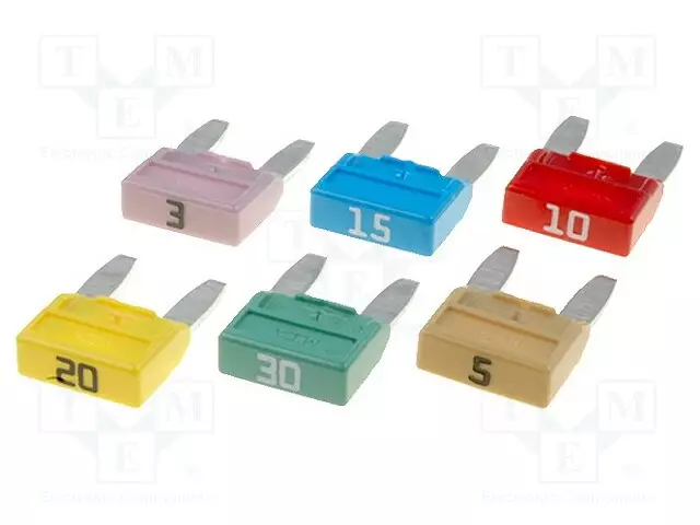 SULAKE: SULATUSSULAKE-SARJA - AUTOSULAKE - 32V - KOKO: 11,1MM - 6KPL - Sulakesarjat - AMFM-ASS-BL - 1