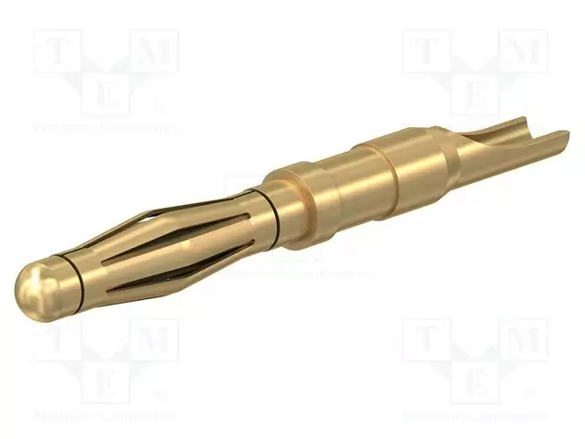 LABORATORY CONNECTOR: 2MM BANANA - PLUG - 10A - 30VAC - 60VDC - Banaaniliittimet 2mm - LS205-L - 1