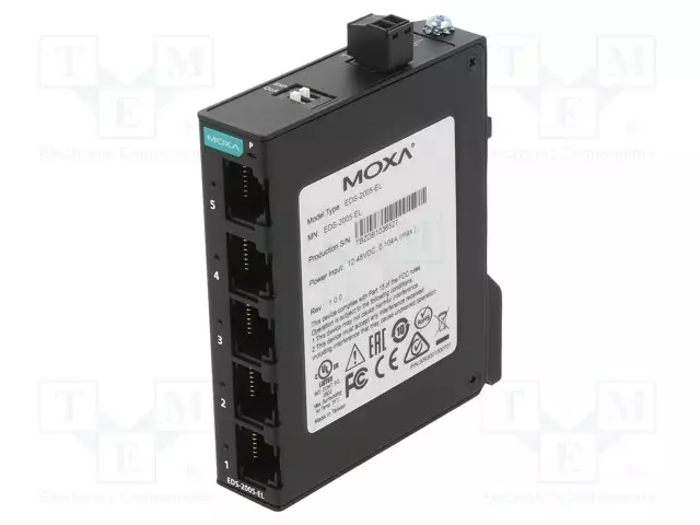 ETHERNET KYTKIN - PORTTIEN LUKU: 5 - 9,6÷60VDC - RJ45 - Teollisuusverkot - EDS-2005-EL - 1