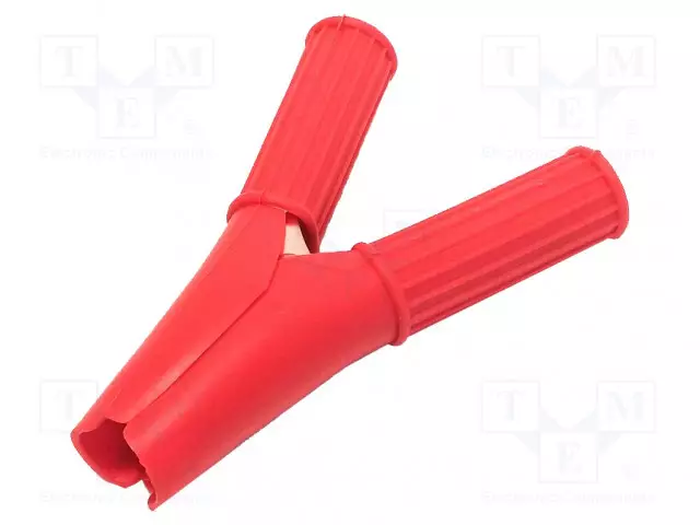 HAUENLEUKA - 75A - LEVITYSALUE: MAX.29MM - KOK.PIT: 79MM - PUNAINEN - Krokotiili klipsit - BU-46C-2L - 1