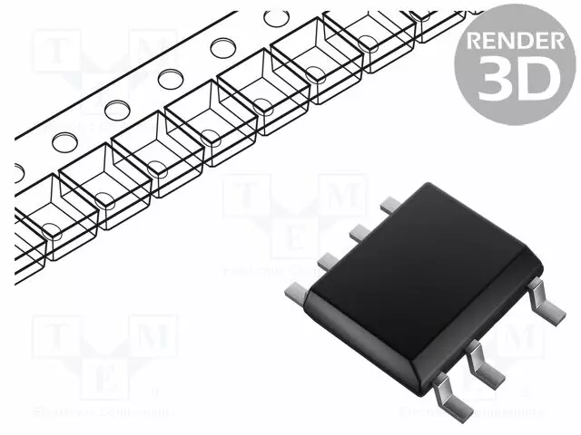 IC: PMIC - AC/DC SWITCHER,SMPS-OHJAIN - TULOJÄNNITE 85÷265V - SMD-8B - Jännitesäätimet - DC/DC piirit - LNK305GN-TL - 1