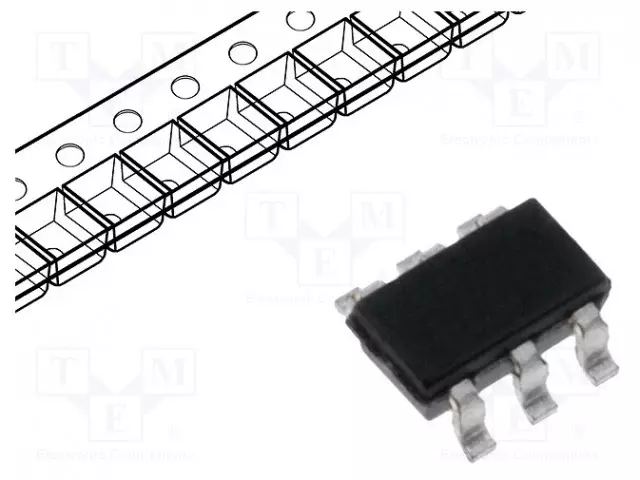 IC: POWER SWITCH - HIGH-SIDE - 2,8A - CH: 1 - P-CHANNEL - SMD - SUPERSOT-6 - Power switches - mikropiirit - FDC6331L - 1