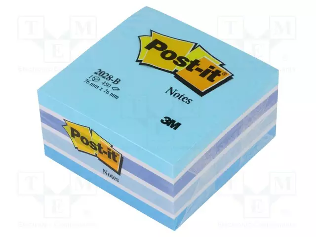 ITSELIIMAUTUVAT VIESTILAPUT - 76X76MM - SININEN - Paperitarvikkeet - 76X76-3M-2028BBL - 1