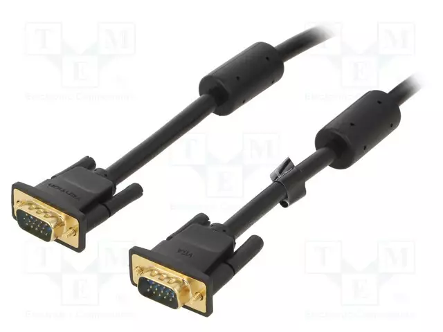 KAAPELI - D-SUB 15PIN HD-PISTOKE,MOLEMMIN PUOLIN - TUPLASUOJATTU - HDMI, DVI, DisplayPort johdot - DAEBL - 1