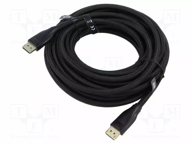 KAAPELI - DISPLAYPORT-PISTOKE,MOLEMMIN PUOLIN - PVC - TEKSTIILI - HDMI, DVI, DisplayPort johdot - HCCBL - 1