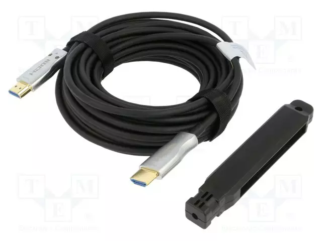 KAAPELI - HDMI-PISTOKE,MOLEMMIN PUOLIN - HDMI 2.1,OPTINEN - HDMI, DVI, DisplayPort johdot - AK-HD-100L - 1