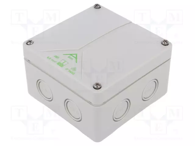 KYTKENTÄRASIA - X: 110MM - Y: 110MM - Z: 67MM - POLYSTYREENI - Kytkentärasiat - ABOX060-L - 1