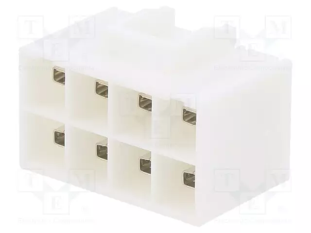 LIITIN: JOHTO-LEVY - PISTORASIA - UROS - 20A - 600V - PIN: 8 - PCB - TINATTU - DC liittimet - B08P-VL - 1