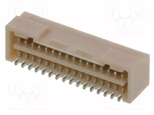 LIITIN: JOHTO-LEVY - PISTOKE - UROS - PIN: 32 - MICRO - KULMA - SMT - Signaaliliittimet rasteri 1,25mm - 5041893270-MOL - 1