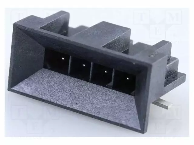 LIITIN: JOHTO-LEVY - PISTOKE - UROS - PIN: 4 - MICRO - KULMA - SMT - PCB - Signaaliliittimet rasteri 3,00mm - 466220401-MOL - 1