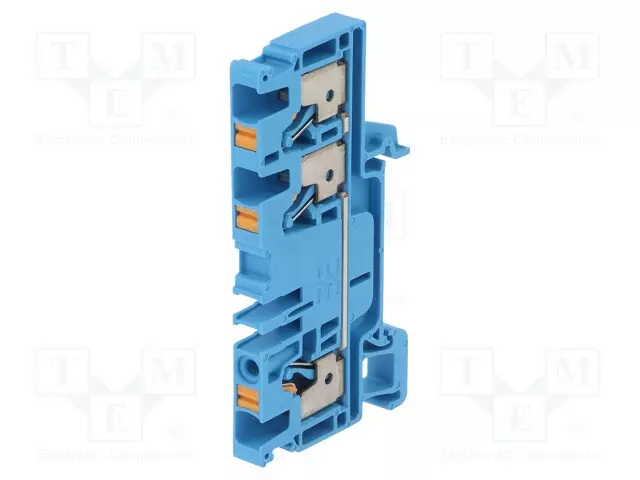 LIITIN: KISKO-32A - JOUSIPURISTIN - SININEN - WEMID - 4MM2 - NAVAT: 1 - Kiskoliittimet - A3C4BL - 1