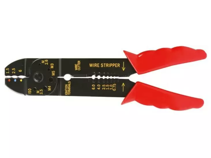 LOW-COST CRIMPING TOOL 8'' FOR FAST-ON CONNECTORS - Ruuvipuristimet ja puristimet - 3696L - 1