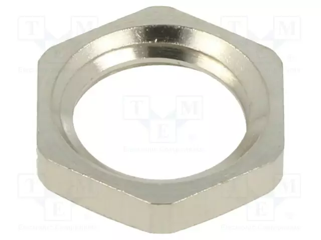 MUTTERI - M12 - MESSINKI - KIERRE: METRINEN - NOUSU: 1,5 - -100÷300°C - Läpivientikappaleiden mutterit - ALNPB-M12-NPB-ML - 1