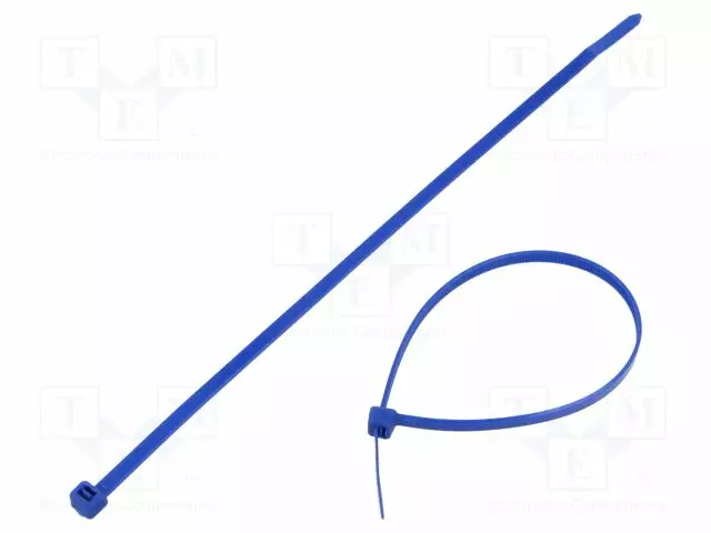 NIPPUSIDE - METALLILISÄYKSEN KANSSA - L: 250MM - W: 4,6MM - SININEN - Nippusiteet - TT4.6X250BL - 1