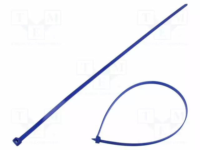 NIPPUSIDE - METALLILISÄYKSEN KANSSA - L: 500MM - W: 7,6MM - SININEN - Nippusiteet - TT7.6X500BL - 1