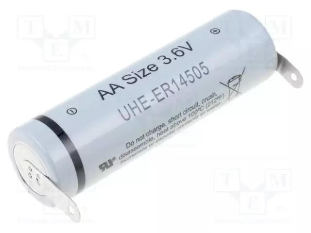 PARISTO: LITIUM - 14505 - 3,6V - 2000MAH - EI-UUDELLEENLADATTAVA - Alkaliparistot - BAT-ER14505ST-UL - 1