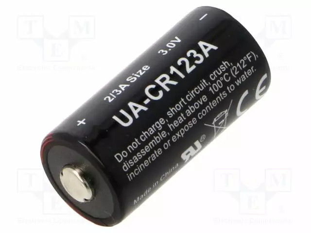 PARISTO: LITIUM - CR123A,CR17345 - 3V - 1600MAH - Ø17X34,5MM - 1KPL - Alkaliparistot - BAT-CR123AUL - 1